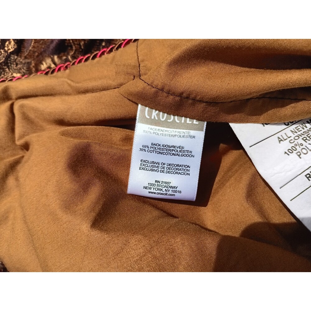 Croscill Galleria King 4 Pc Oversized Jacquard Comforter Set Luxury Traditional - Picture 8 of 13